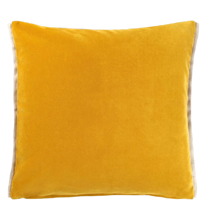 Designers Guild Cushion Varese Mustard Yellow Grey