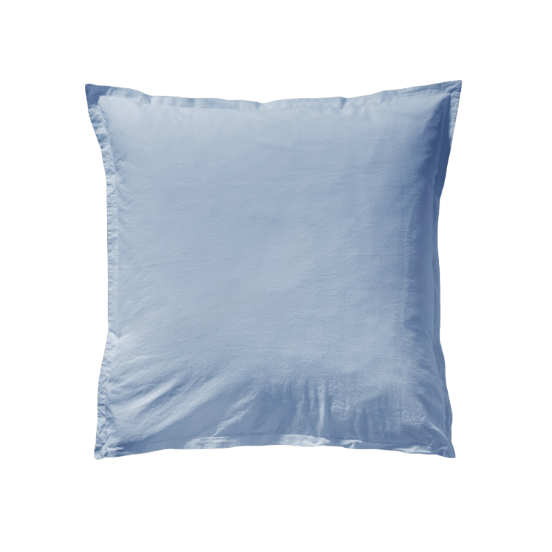 Essix Coton Lave Soft Line Cascade Light blue Bed linen 65 x 65 cm