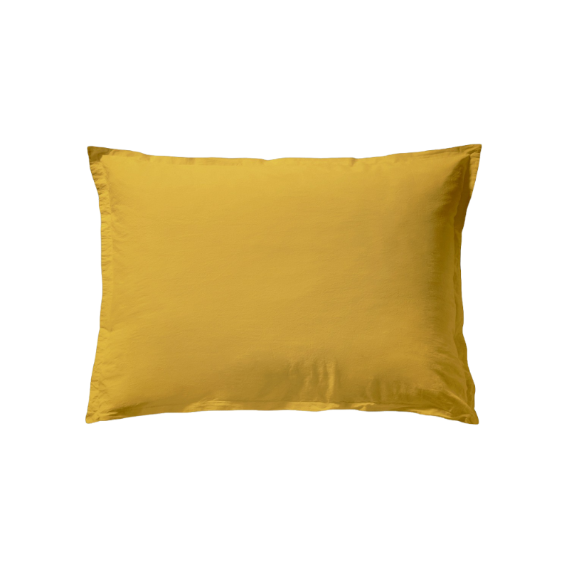 Essix Coton Lave Soft Line Curry Yellow Bed linen 50 x 70 cm