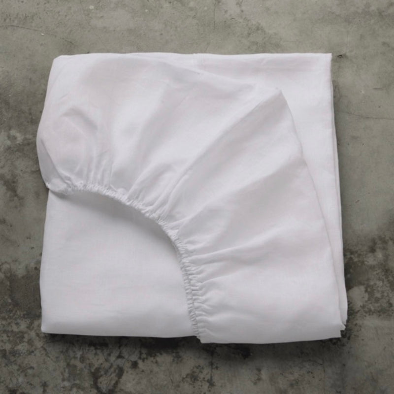 Essix satin fitted sheet cotton 90 x 200 cm