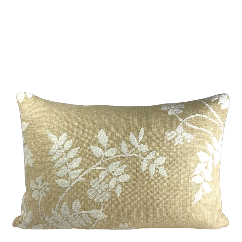 Farbtupfer Interior Design Fleur Beige cushion