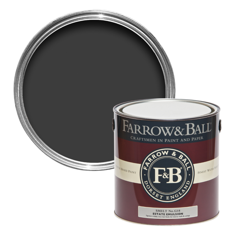 Farrow & Ball Farrow Ball Colors Smelt Black G 18
