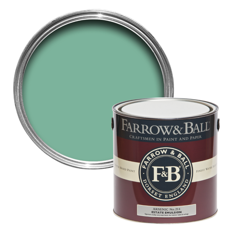 Farrow & Ball Farrow Ball Colors Turquoise Arsenic 214