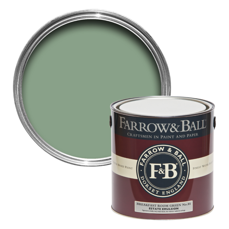 Farrow & Ball Farrow Ball Colors Green Breakfast Room Green 81