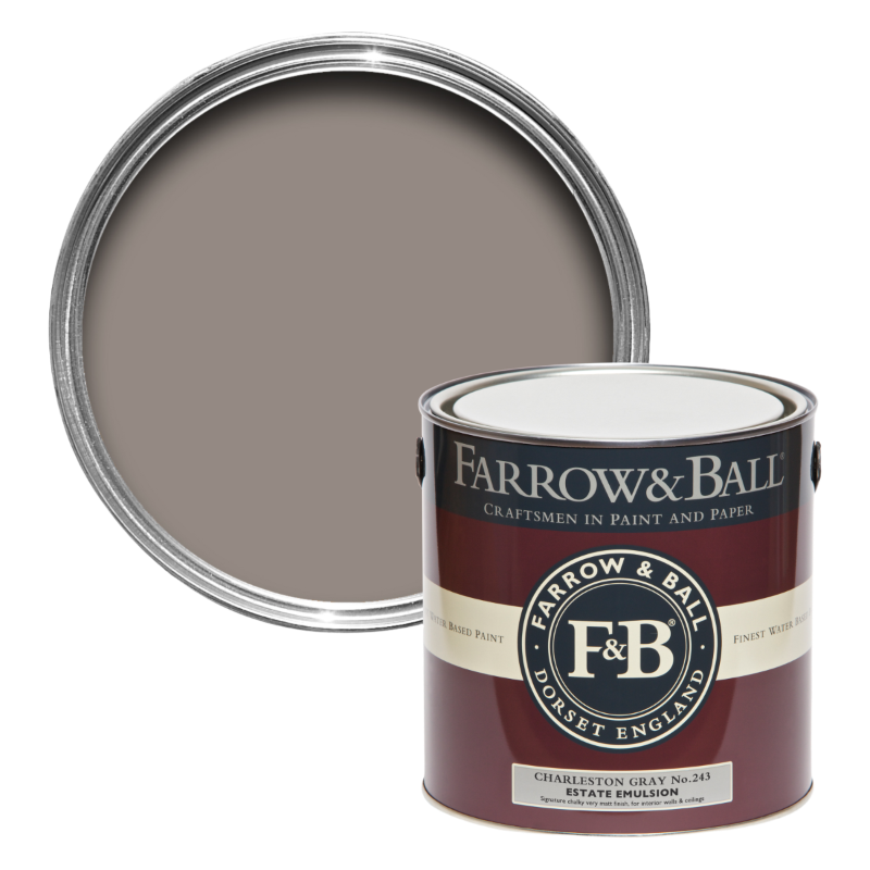 Farrow & Ball Farrow Ball Colors Beige Brown Charleston Gray 243