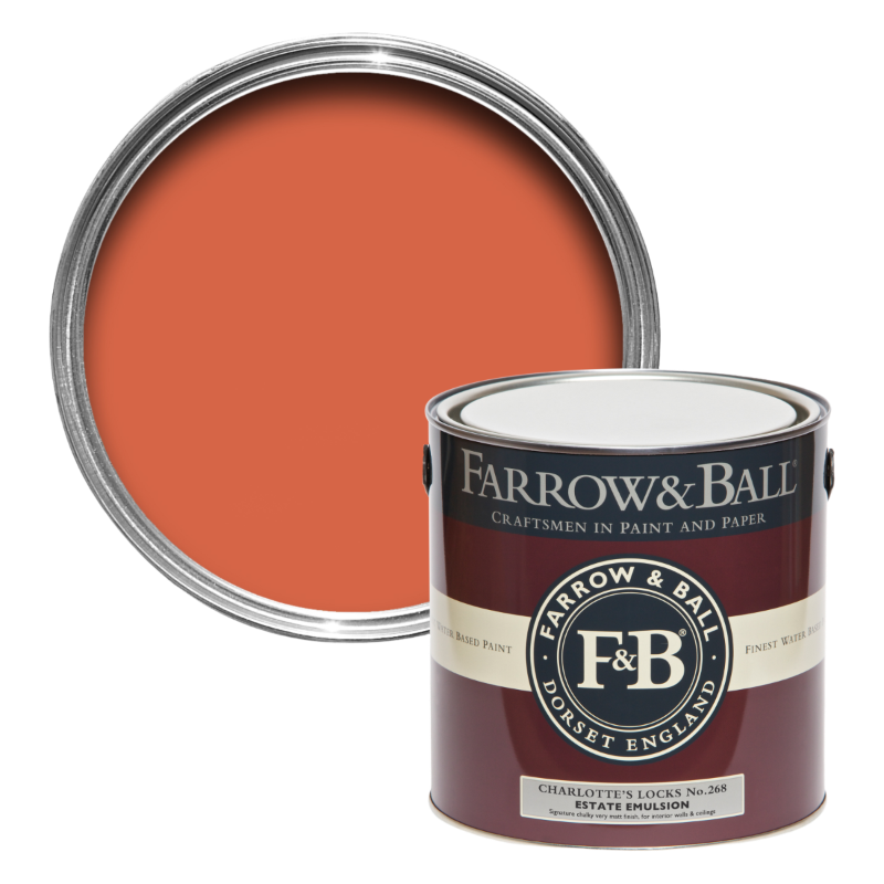 Farrow & Ball Farrow Ball Colors Orange Charlotte s Locks 268