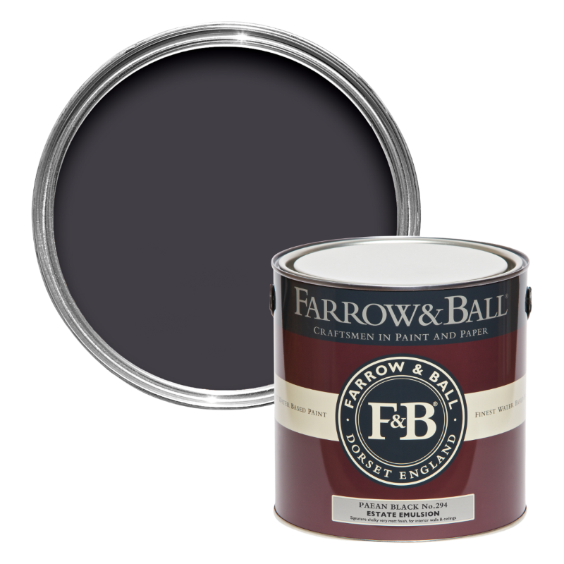 Farrow & Ball Farrow Ball Colors Black Paean Black 294