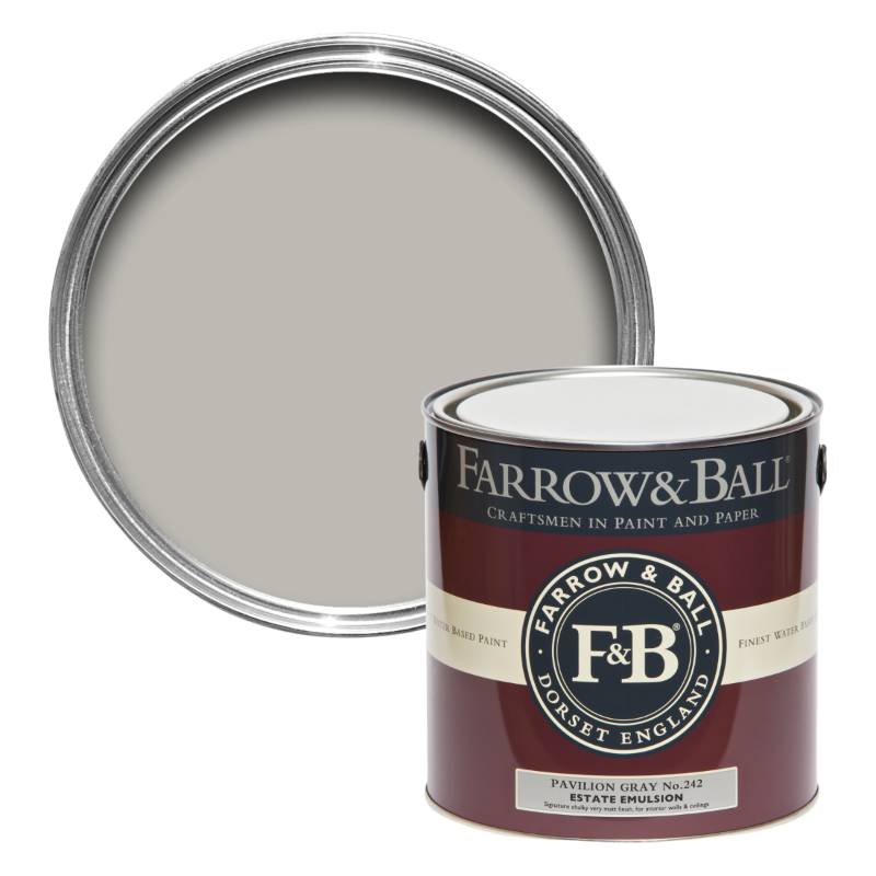 Farrow & Ball Farrow Ball Colors Grey White Pavilion Gray 242