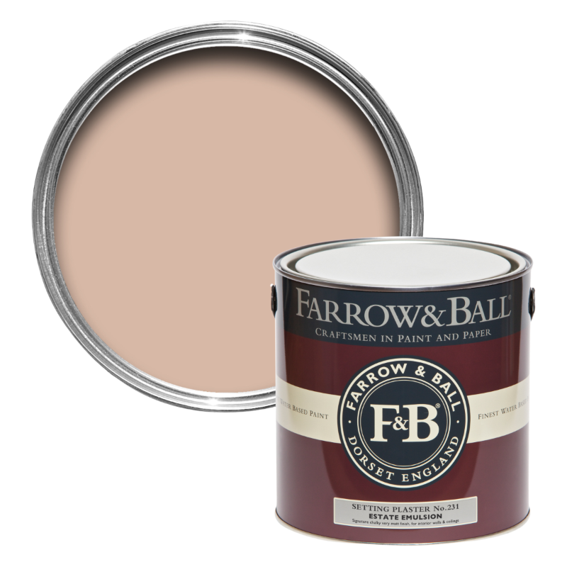 Farrow & Ball Farrow Ball Colors Rose Pink Red Setting Plaster 231