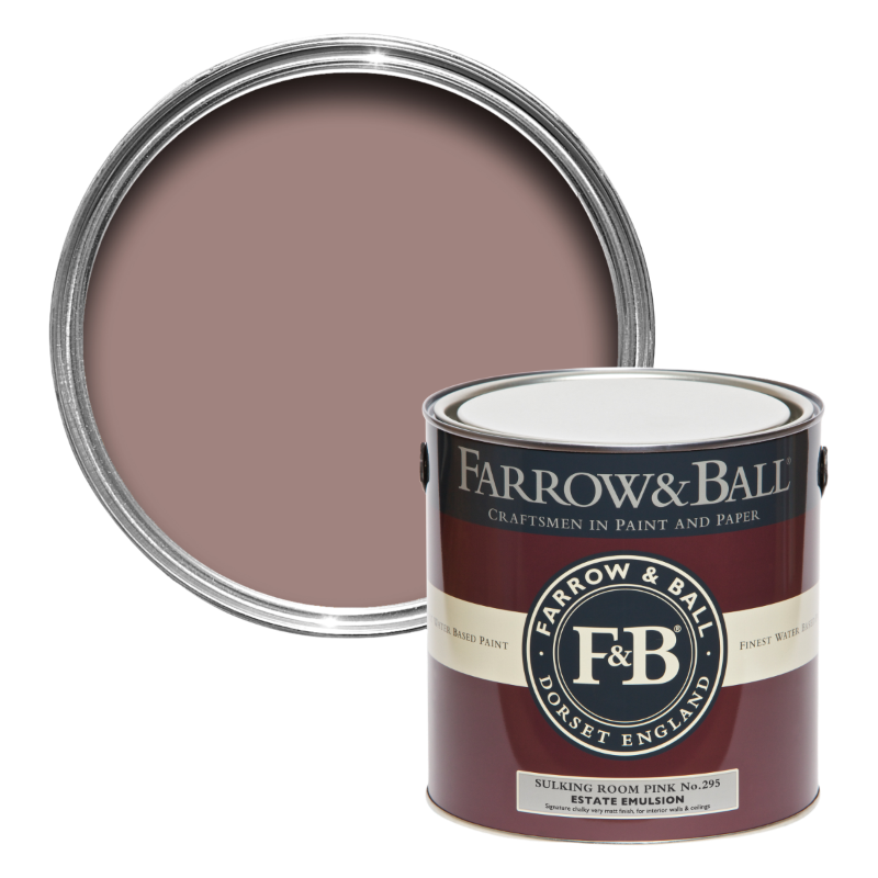 Farrow & Ball Farrow Ball Colors Pink Rose Red Sulking Room Pink 295