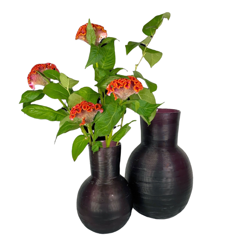 Guaxs Vase Yeola Amethyst Purple L