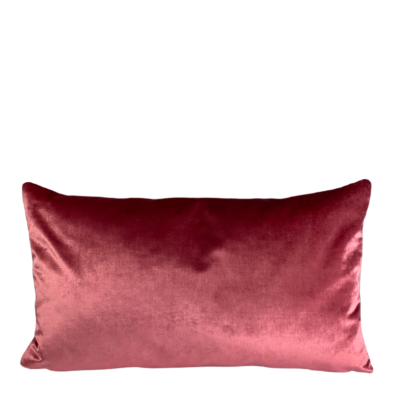 Iosis cushion Uni Velour velvet framboise raspberry