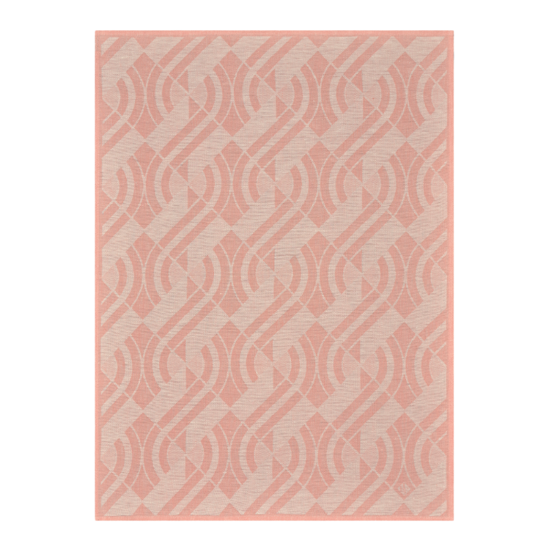 Le Jacquard Francais Tea towel Glass towel Linen Neo Tourmaline Rose Pink