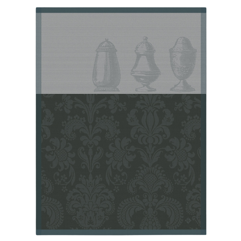 Le Jacquard Francais Tea Towel Sucre Sale Argente Grey