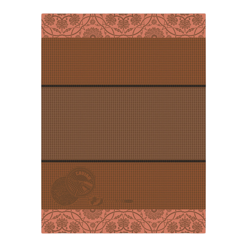 Le Jacquard Francais tea towel Tsar Ossietre Brown