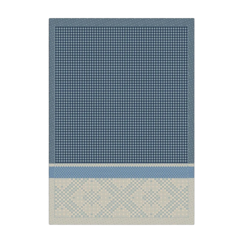 Le Jacquard Francais Tea Towel Essentiel Graphique Ciel Blue