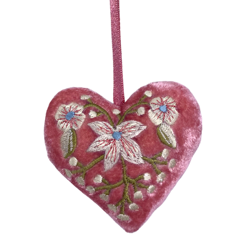 Anke Drechsel Liza Cyclamen heart pendant