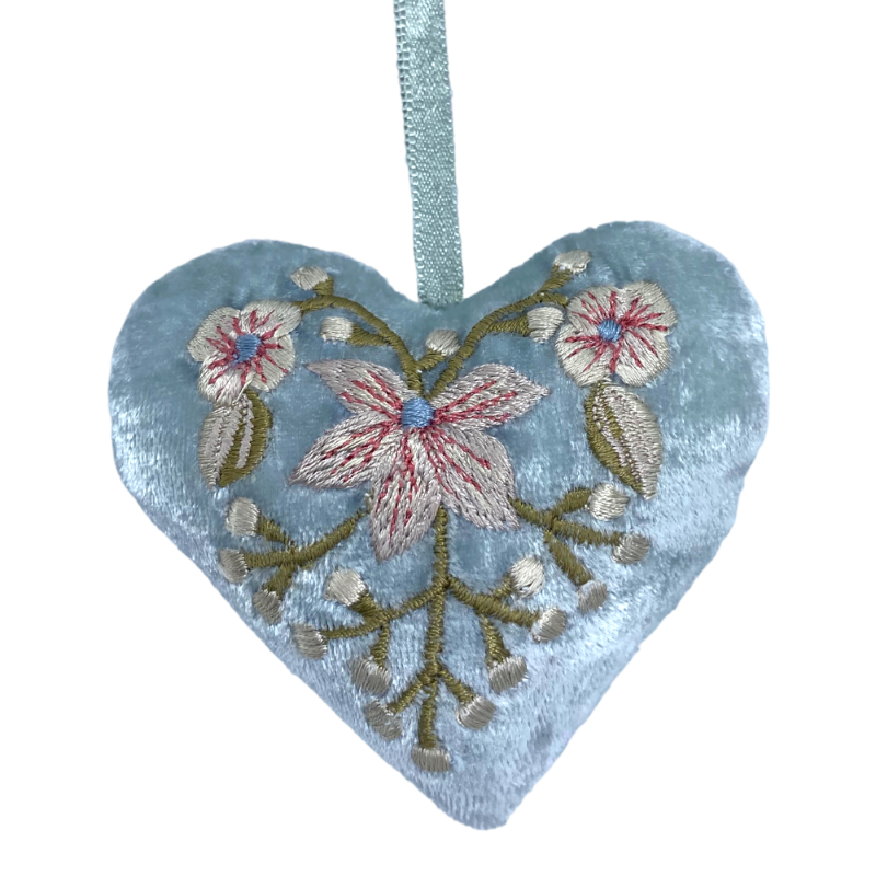 Anke Drechsel Liza Light Blue Heart pendant