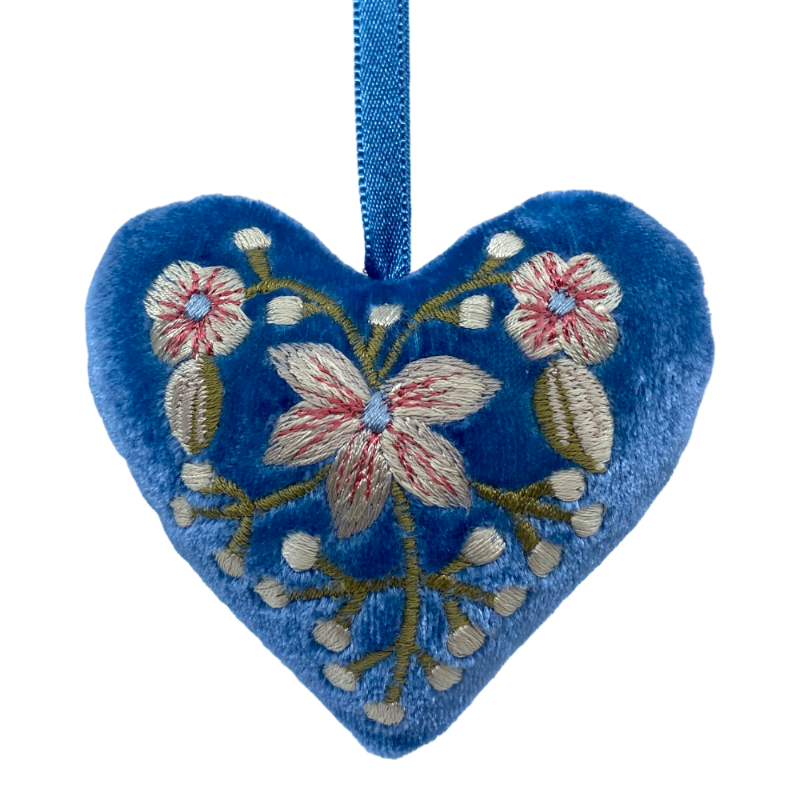 Anke Drechsel Liza Riviera Blue heart pendant