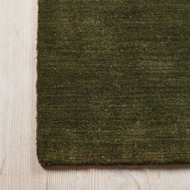 massimo copenhagen Earth Moss Green rug