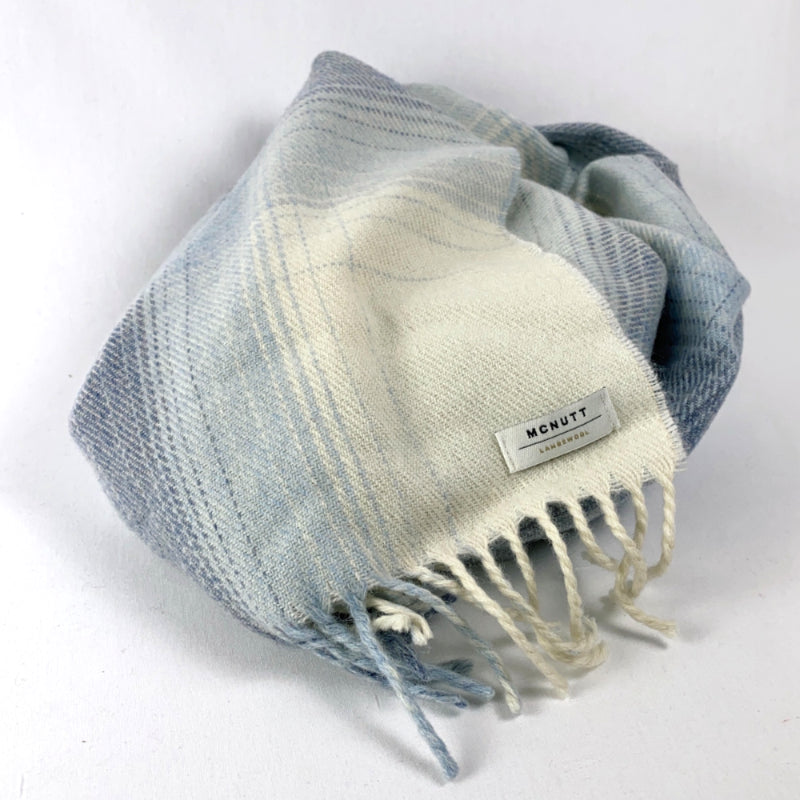 McNutt of Donegal Children's Blanket Blue White