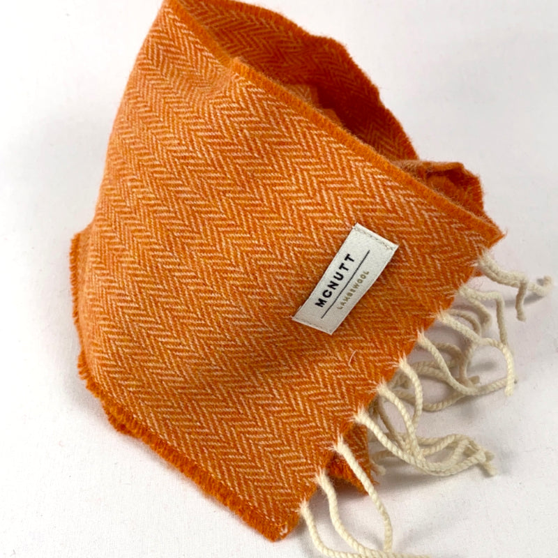 McNutt of Donegal children's scarf orange