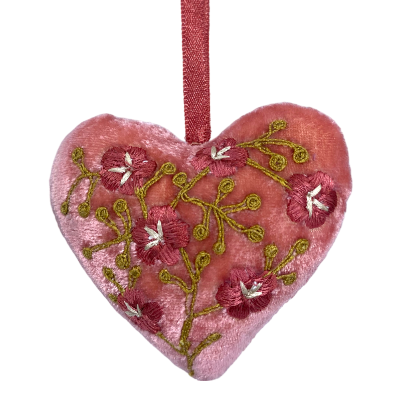 Anke Drechsel Misha Sorbet Pink heart pendant