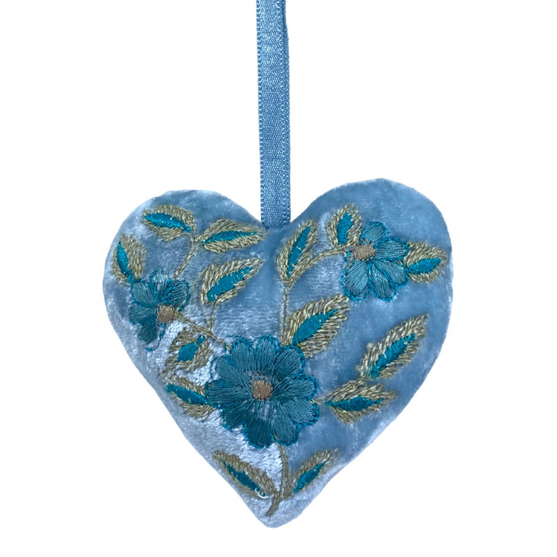 Anke Drechsel Moira Heavenly Blue heart pendant