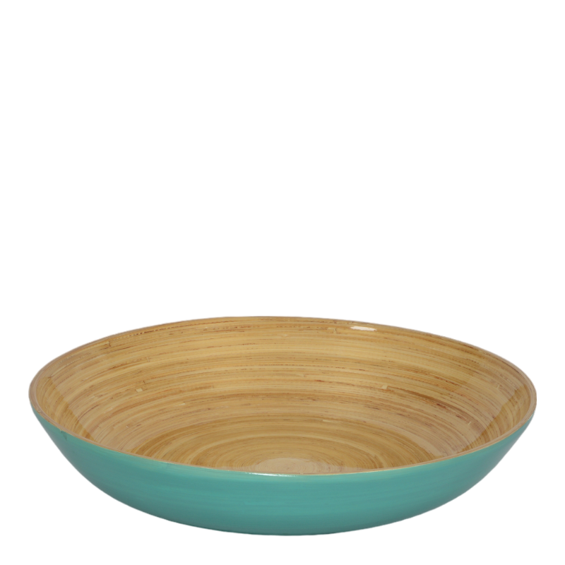 Albert L. Fruit bowl Light blue bamboo bowl