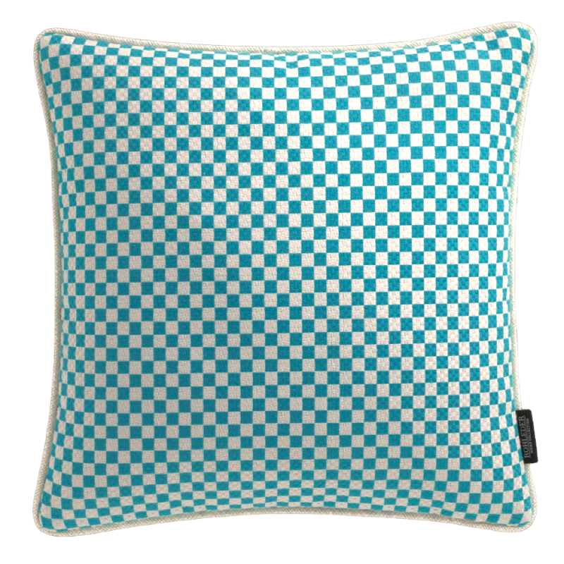 Rohleder Home Collection cushion Basket Turquoise