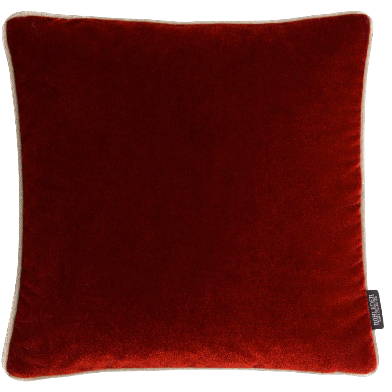 Rohleder Home Collection cushion Big Cloud Velvet rust