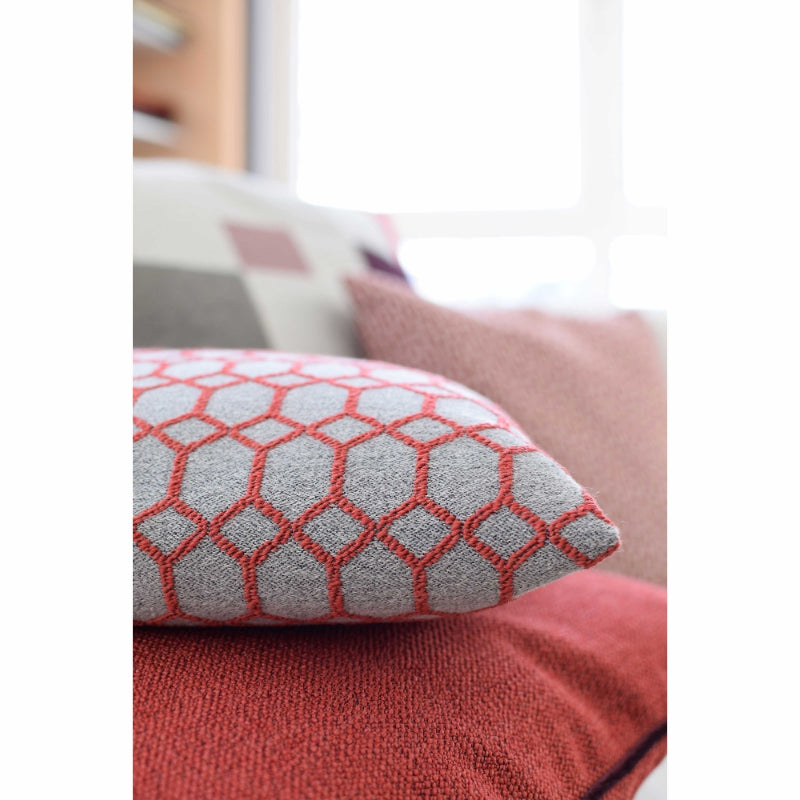 Rohleder Home Collection Cushion Dimension Red Grey