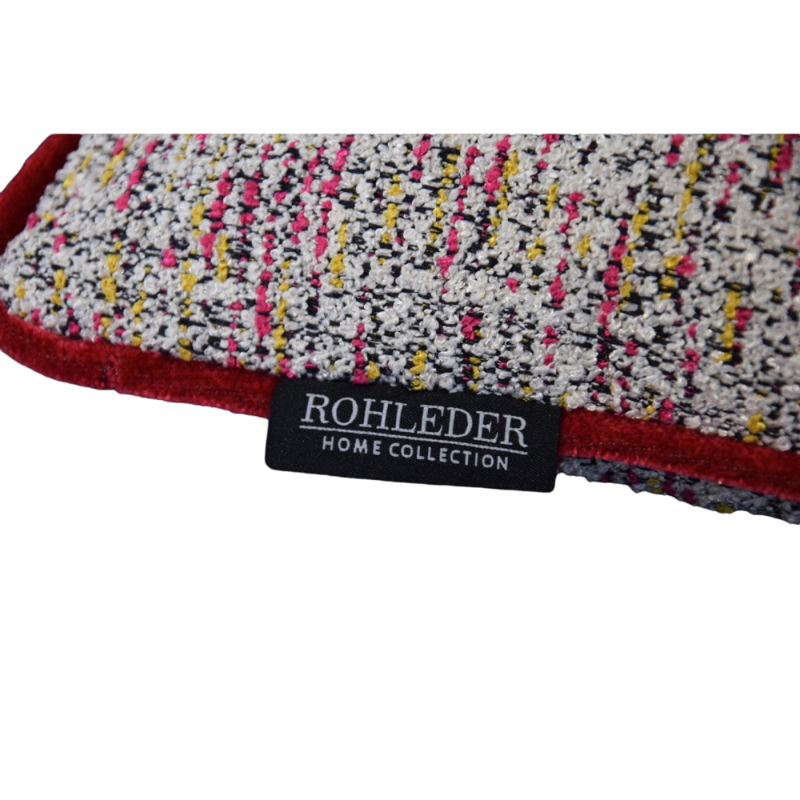 Rohleder Home Collection Cushion Jacky O Red Pink Yellow