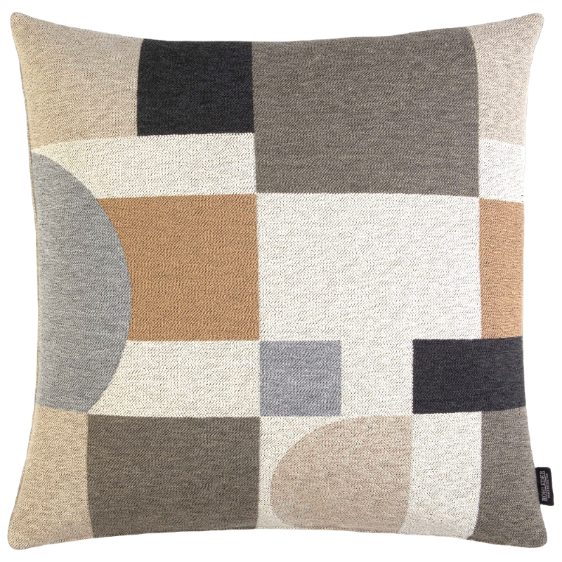 Rohleder Home Collection Cushion Sketch Beige Pattern Grey