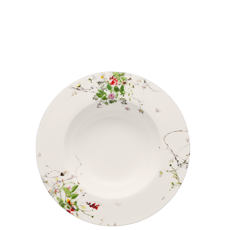 Rosenthal Fleurs Sauvages Tableware Porcelain Soup plate 23 cm Flag