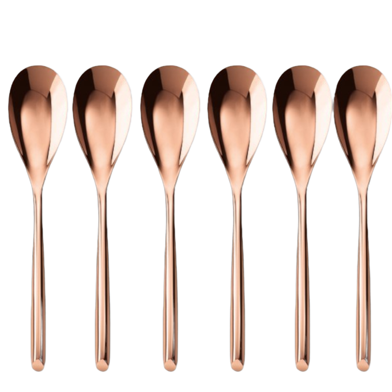 Sambonet Bamboo Copper espresso spoon demitasse spoon