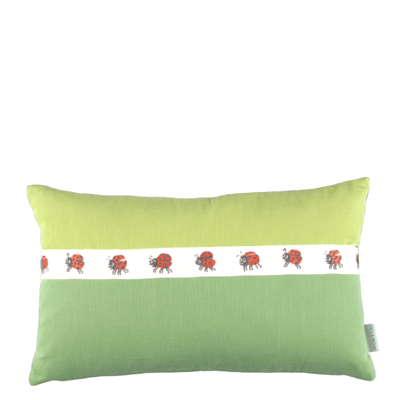 VillaNova LadyBug Green cushion