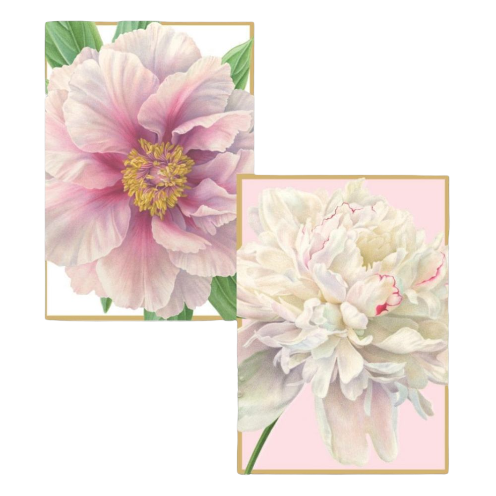 Peony Correspondence Cards